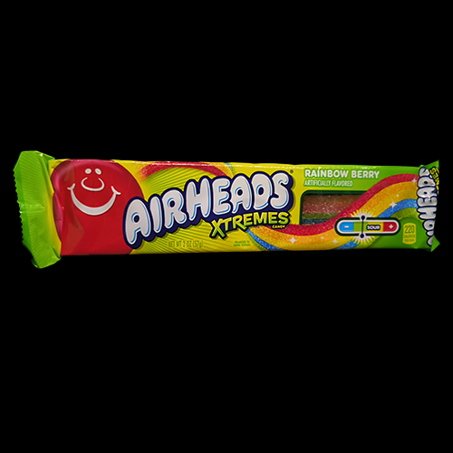 Airheads Xtremes - Bonbons bandes acidulés arc en ciel