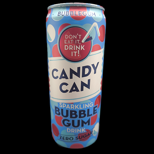 Candy Can Bubble Gum zero sugar