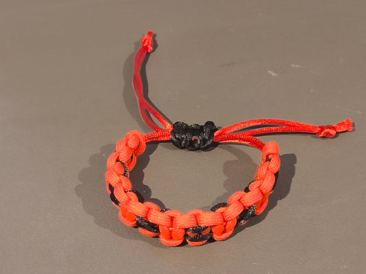 Bracelet paracorde rouge