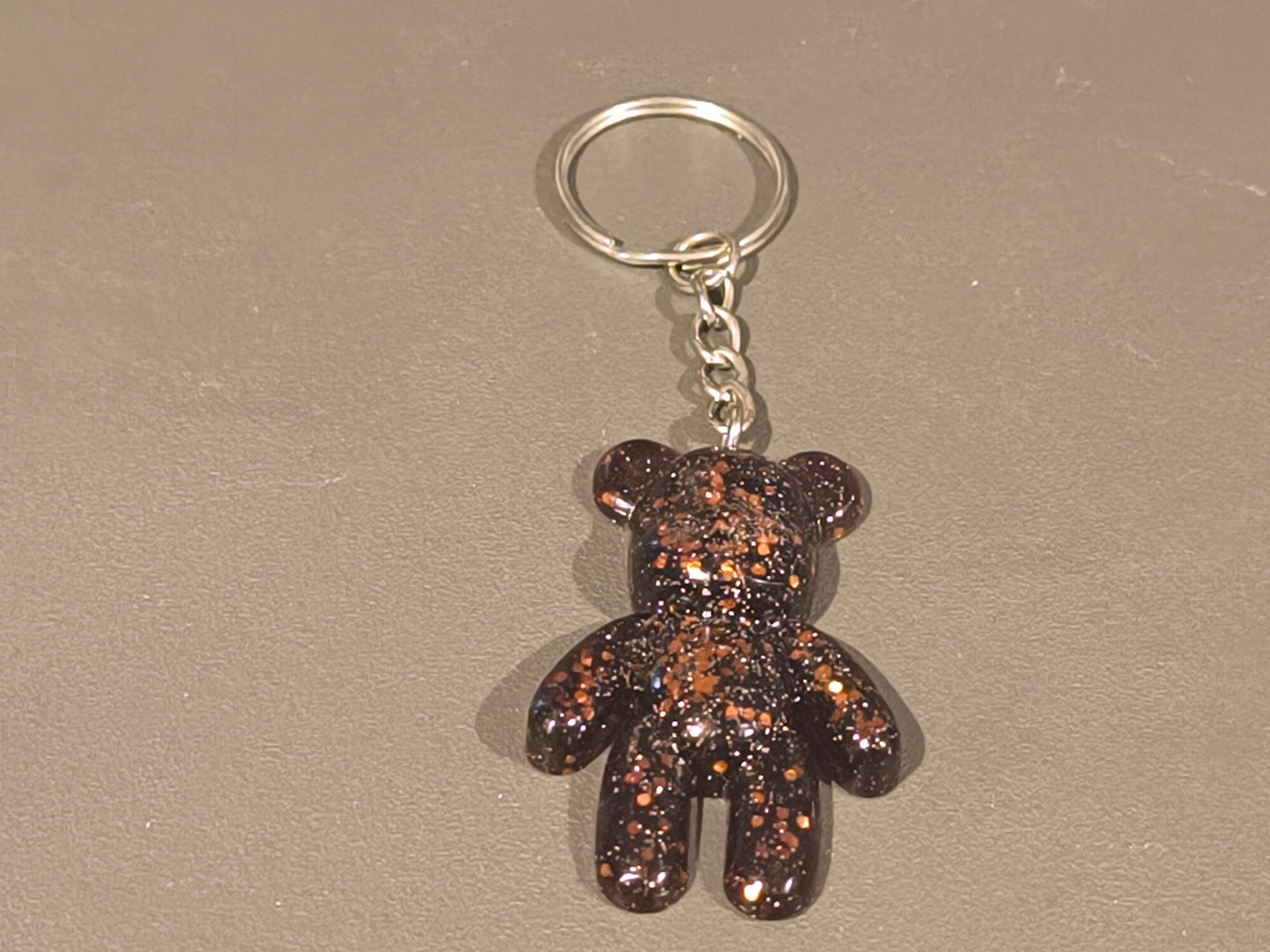 Porte-clés ours marron