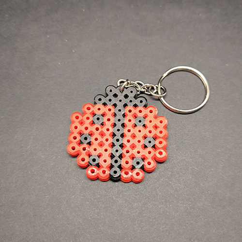 Porte-clés coccinelle