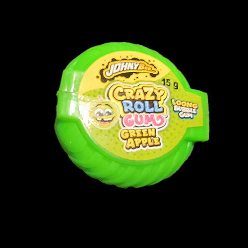 Johny Bee - Crazy roll gum - Pomme verte